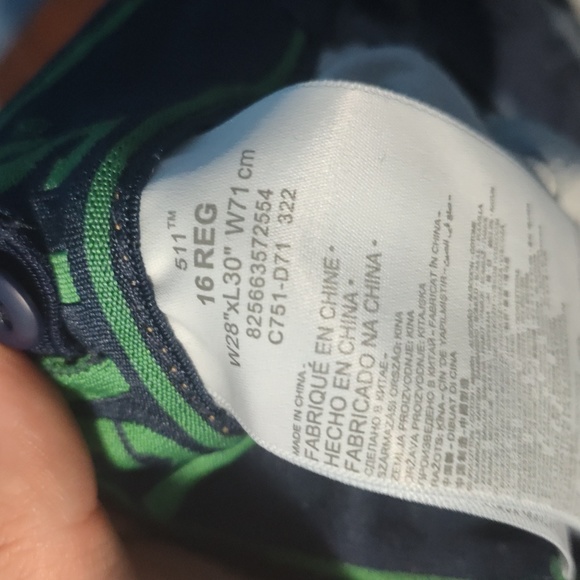 Levi Strauss regular fit size 16 boys dark blue jeans - Picture 2 of 3